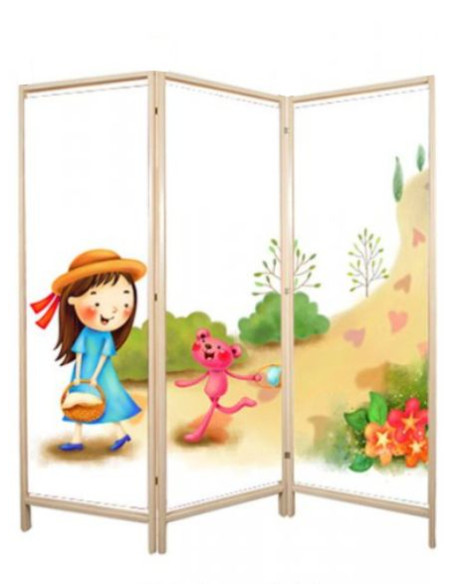 PARAWAN DZIECIĘCY DZIEWCZYNA Z MISIEM