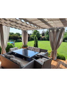 HORIZONTÁLNA RÍMSKA ROLETA - KÁBLOVÝ SYSTÉM 2